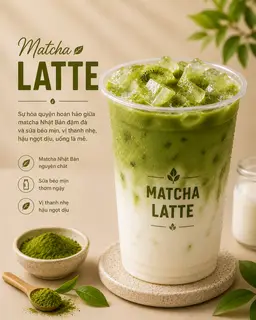 Hình ảnh Matcha latte ( Matcha Nhật)