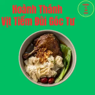 Hình ảnh Hoành thánh vịt tiềm đùi góc tư