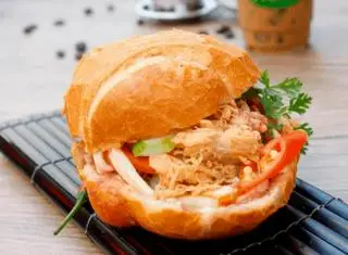 Hình ảnh bánh mì cóc gà 