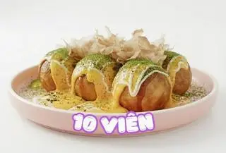 Hình ảnh 10 Viên Tako Xốt Phô mai Cay