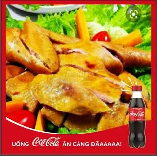 Hình ảnh Gà Hun Khói 1/2 Con + Xôi + Dưa Chuột + Coca