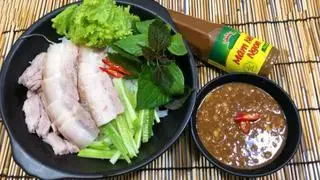 Hình ảnh Bún mắm nêm thịt luộc 