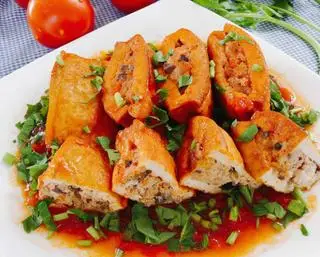 Hình ảnh Cơm Đậu Hũ Nhồi Thịt