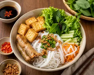 Hình ảnh Bún nước tương chay