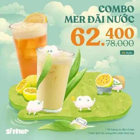Hình ảnh Combo 02 - Mer Đãi Nước giảm 20%