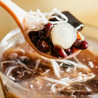 Hình ảnh chè đậu đỏ đậu đen trân châu thạch