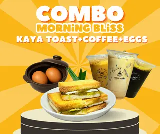 Hình ảnh Morning Bliss - Set Bánh Mì Kaya + Trứng + Cà Phê