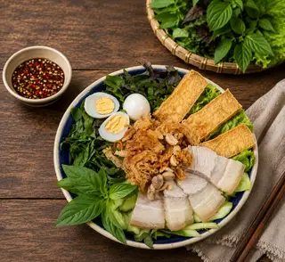 Hình ảnh Bún Nước Tương Thịt Luộc