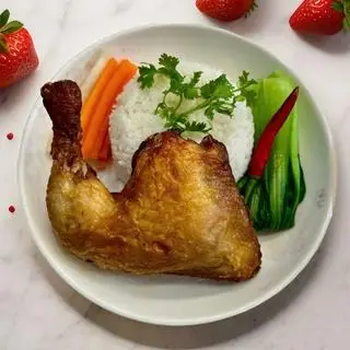 Hình ảnh Cơm đùi gà chiên