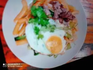 Hình ảnh Nui xào bò trứng