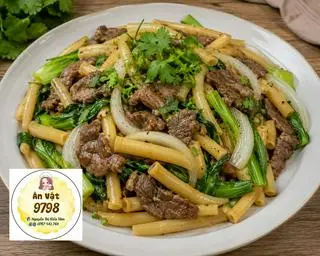 Hình ảnh Nui xào bò