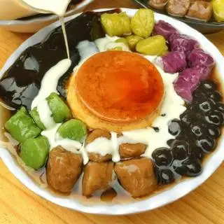 Hình ảnh CHÈ KHOAI DẺO + BÁNH FLAN