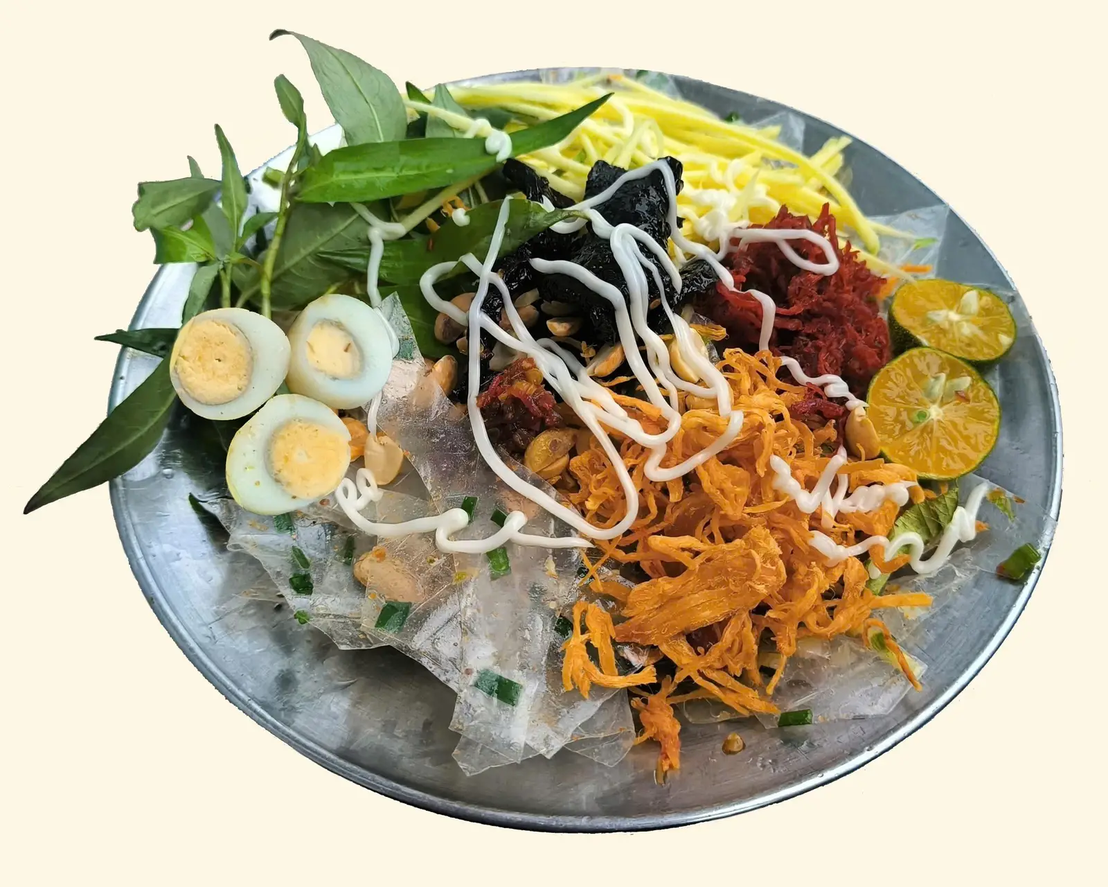 Hình ảnh Bánh Tráng Trộn Nguyên Bản