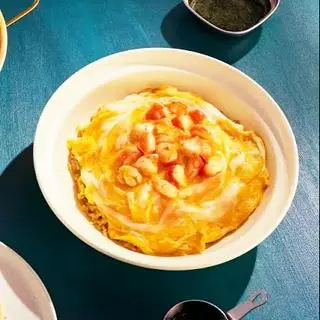 Hình ảnh cơm chiên phủ trứng 