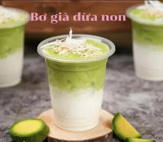 Hình ảnh Bơ già dừa non