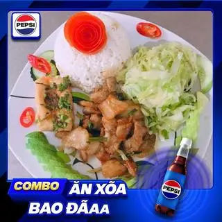 Hình ảnh Combo cơm thập cẩm + pepsi