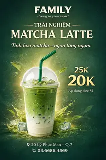 Hình ảnh Matcha Latte (Size M)