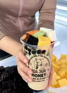 Hình ảnh trà sữa truyền thống full topping