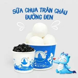 Hình ảnh sữa chua trân châu đường đen 