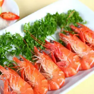 Hình ảnh tôm biển hấp