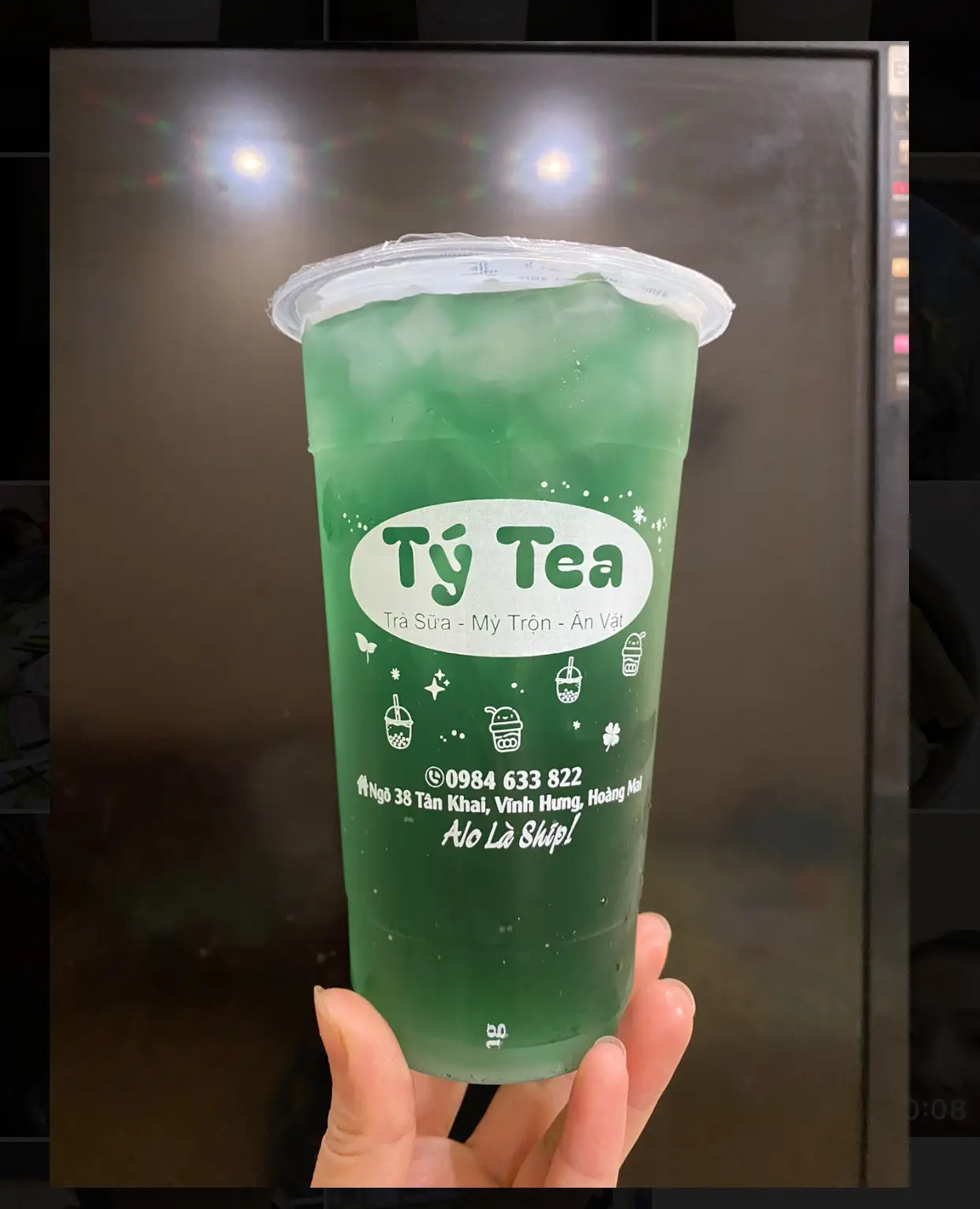 Hình ảnh Trà Chanh Vị Việt Quất Size 700ml