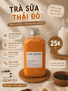 Hình ảnh Trà sữa Thái đỏ