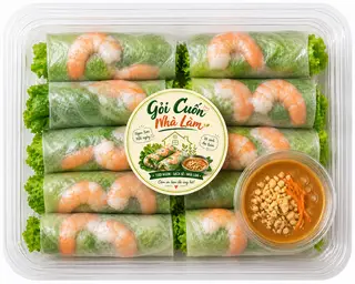 Hình ảnh Combo 8 cuốn ( 4 tôm / 4 thịt )