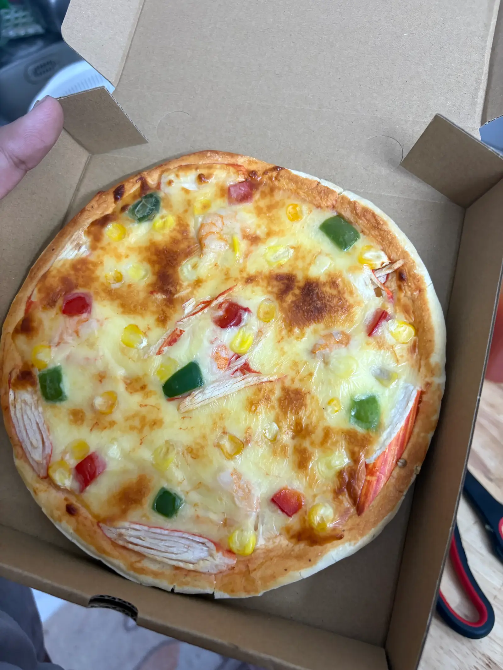 Hình ảnh PIZZA HẢI SẢN SIZE M 16cm