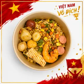 Hình ảnh 3 mì trộn thập cẩm 1 mì + TẶNG 1 chai nước 