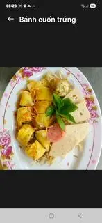 Hình ảnh bánh cuốn trứng
