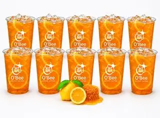 Hình ảnh Combo 10 ly Nước Chanh Vàng Size L 500ml
