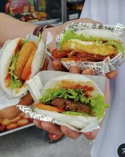 Hình ảnh Bánh bao kẹp Đài Loan