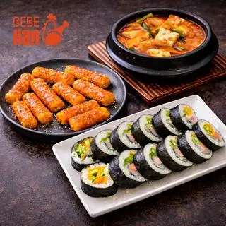 Hình ảnh Combo canh kimchi - kimbap - tok tok