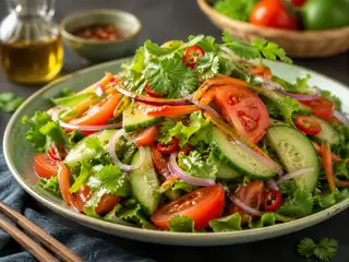 Hình ảnh Salad Trộn Dầu Giấm