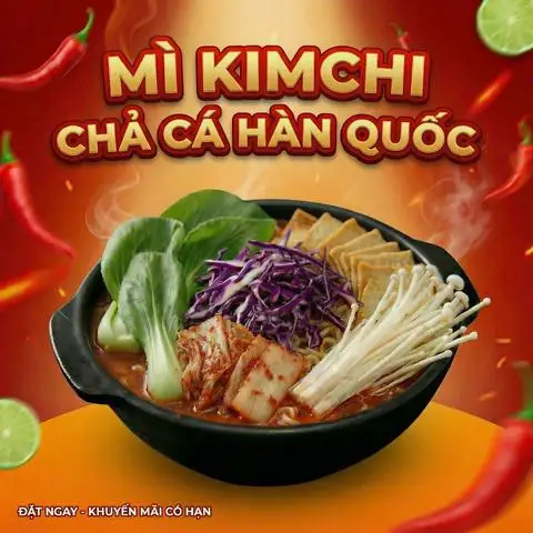 Hình ảnh Mì Kimchi - Chả Cá Hàn Quốc