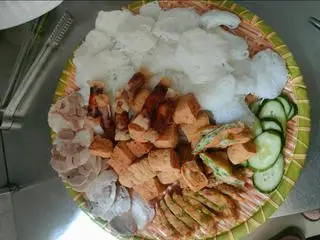Hình ảnh Bún đậu nem thịt chả cốm