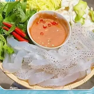 Hình ảnh Thân sứa chấm mắm ruốc 1ng ăn