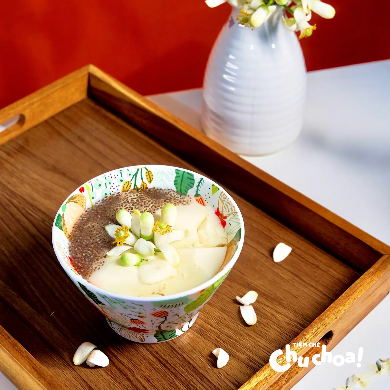 Hình ảnh Tào phớ nhài hạt kiều mạch hạt chia