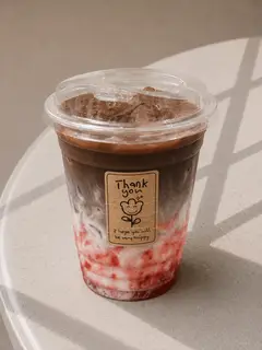Hình ảnh Cacao latte dâu