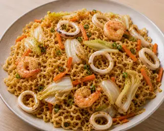 Hình ảnh Mì xào hải sản