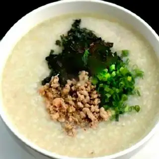 Hình ảnh Cháo Chim Câu  - nấu kèm hành - tía Tô