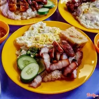 Hình ảnh Cơm Tấm Ba Rọi + Bì + Chả + Trứng ( Tặng 1 phần Cơm thêm )