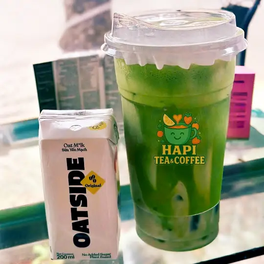 Hình ảnh Matcha latte oatside