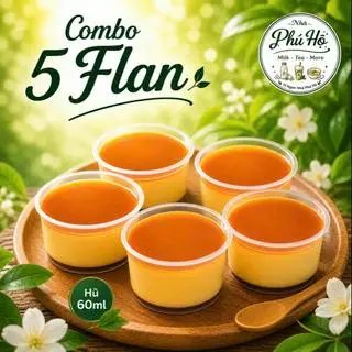 Hình ảnh Combo 5 Bánh Flan Nhà Phú Hộ