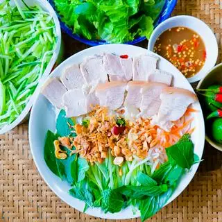 Hình ảnh Bún mắm nêm thịt luộc