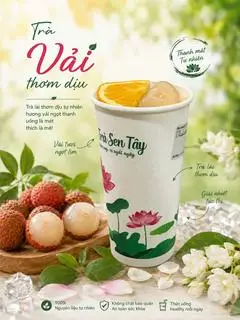 Hình ảnh Trà vải thanh mát