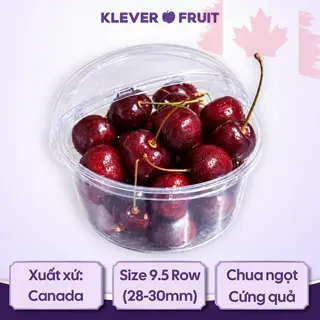 Hình ảnh Cherry Jumbo Canada - Hộp 250g (Size 28-30mm) - Canadian Cherries- Klever Fruit