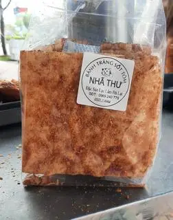 Hình ảnh Bánh Tráng nướng sa tế tôm khô