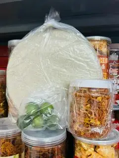 Hình ảnh Combo Bánh Tráng Phơi Sương & Muối Tôm Hành Phi Tắc