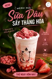 Hình ảnh SỮA DÂU SẤY THĂNG HOA